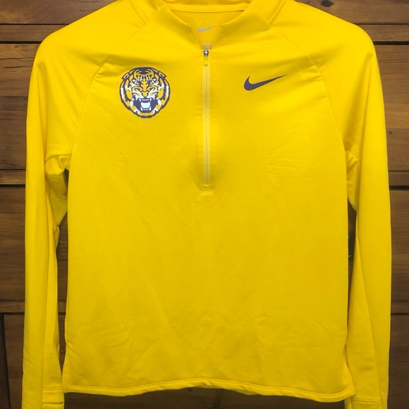 LSU Tigers Nike 1/4 Zip Running Jacket “Made In USA” Team Issued Size S - Picture 2 of 9